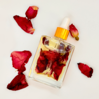 Fourniture d'Usine Huiles de Soin Visage et Corps Personnalisées aux Pétales de Rose Naturelles et Biologiques pour Massage de la Peau