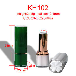 KH102 tabung lipstik LOGO kustom pabrik kualitas tinggi wadah kemasan kosmetik plastik kosong tempat lipstik - Product Image 6