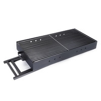 Barbecue rectangulaire de type X en gros, barbecue pliable d'extérieur, barbecue portable, barbecue vertical au charbon de bois