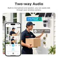 Caméra Dôme PTZ Solaire WiFi 4G Extérieure CONDA 6MP AOV IP66 Étanche Vision Nocturne Couleur 24/7 Audio Bidirectionnel Détection de Mouvement