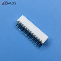 Conector de Soporte para PCB de Cobre PH-12A (Blanco) de 2.0mm y 12 Pines, Nylon, 30~24AWG, Montaje en Placa, Latón Estañado