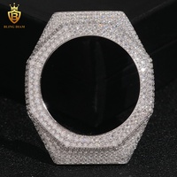 Großhandelspreis Iced Out 5A Zirkon Uhrengehäuse Lünette GA2100 Buss Down Messing CZ Uhrenzubehör Uhrengehäuse Modeschmuck Herren