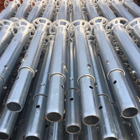 Plateforme d'échafaudage Ringlock sur mesure en gros, acier galvanisé Q235/Q355, haute résistance, résistant à la corrosion, complet