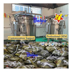 Baiyu New Large Stainless Steel Industrial Pressure Cooker Food Cooking Equipment for Manufacturing Plant Use
