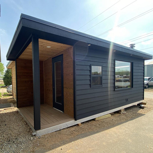Maßgefertigte Moderne Elektrische Außensauna mit Badewanne und Dusche aus Massivholz Rotzeder/Hemlock 6KW 2-Personen-Kapazität für Villen - Product Image 5