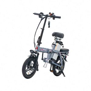 Bicicleta Eléctrica Plegable 48V8Ah con Transmisión sin Cadena, Superligera, Pequeña, para Adultos, de Largo Alcance, Mini Bicicleta Eléctrica - Product Image 2