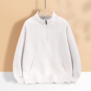 Nouveau Sweat à Capuche Homme Tendance 2025 avec Demi-Zip, Coton 480 g/m², Prix Abordable, Sweat-shirt Homme à Quarts de Zip - Product Image 4