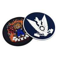 Patch 3D personnalisé en caoutchouc PVC avec colle goutte à goutte pour voiture et tissu à coudre