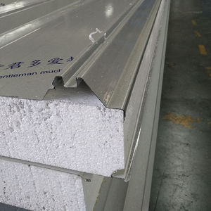 Panel Atap Berwarna Dilapisi Insulasi EPS Struktur Sandwich, Wadah Rumah Prefabrikasi Rumah - Product Image 5