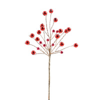 Décorations de Noël scintillantes pour arbre de Noël, branches artificielles, bricolage, pics de Noël en acrylique et cristal