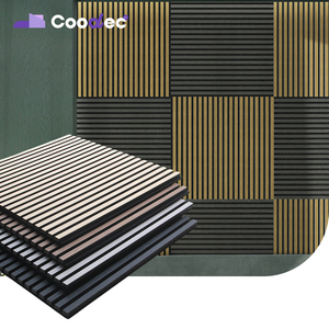 Panneau acoustique <span class=keywords><strong>Akupanel</strong></span> en Mdf personnalisé Panneau mural à lamelles acoustiques en bois Panneaux muraux en bois - Product Image 1