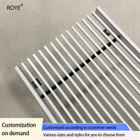 Grille de ventilation moderne en alliage d'aluminium pour retour d'air de climatiseur central, durable et facile à installer, pour usage commercial