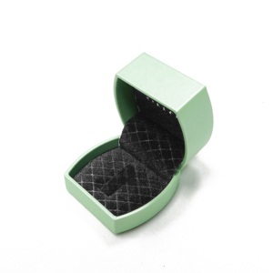 Custom logo Printed Wholesale Price PU Leather Jewelry <b>Box</b> Luxury <b>Earrings</b> <b>Box</b> - Product Image 3