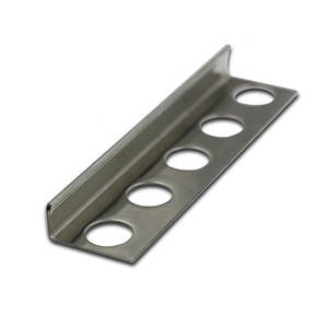 Garniture <span class=keywords><strong>de</strong></span> carrelage en acier inoxydable en forme <span class=keywords><strong>de</strong></span> L <span class=keywords><strong>de</strong></span> style transitionnel moderne <span class=keywords><strong>moulure</strong></span> d'angle en métal poli pour application murale à la maison - Product Image 5