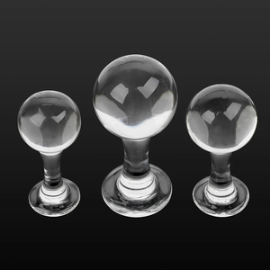 45-60Mm <span class=keywords><strong>Big</strong></span> Ball Glazen Anale Butt Plug Crystal Vagina Kraal <span class=keywords><strong>Dildo</strong></span> Vrouw Masturberen Volwassen Seksspeeltje Voor Homoseksuele Mannen Vrouwen - Product Image 5