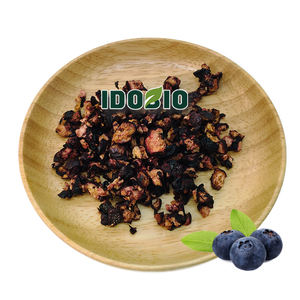 Extrait botanique, approvisionnement en usine, fruits lyophilisés, myrtilles en dés - Product Image 1