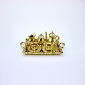 Miniature de nourriture Ob11, modèle de jouet, accessoires pour maison de poupée, mini service à thé à motifs D229 - Product Image 4