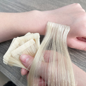 Extensions de cheveux humains invisibles à bandes adhésives en gros, 100 % cheveux humains Remy, longueur 10-34 pouces, 40-50g, trame plate sans couture - Product Image 1