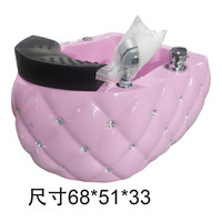 Bassin de massage électrique sans tuyauterie pour pédicure, spa pour les pieds, bain de pieds pour salon de manucure