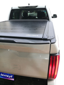 Cubierta de Carga Retráctil BESTWYLL Tuuna para Camioneta, Cubierta Enrollable Manual para la Caja de la Camioneta, Compatible con Toyota <span class=keywords><strong>Tundra</strong></span> K33 <span class=keywords><strong>2022</strong></span>+ - Product Image 6