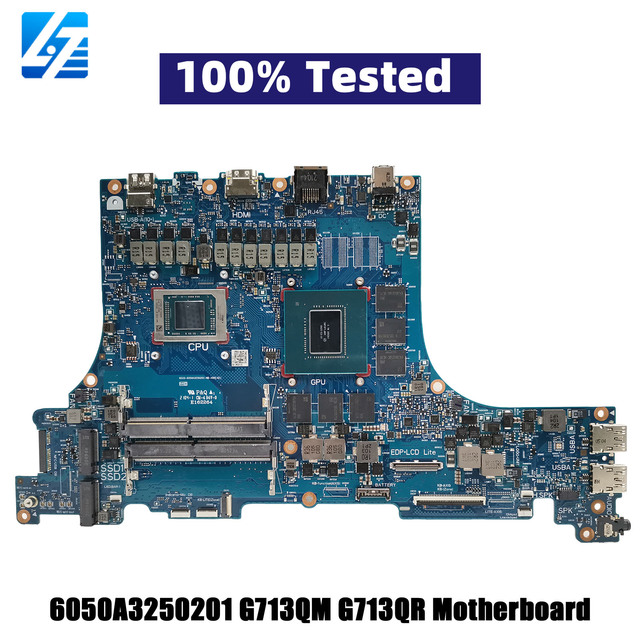 Repair 6050A3250201 Laptop Motherboard for ASUS ROG Strix G15 G513Q G713QM G713QR G713QS With R3 R5 R7 CPU Tests OK Fast Ship