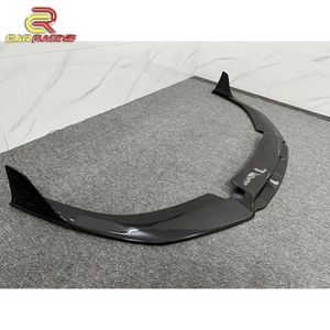 ลิ้นกันชนหน้าคาร์บอนไฟเบอร์แบบแห้งสำหรับรถยนต์แลมโบ ฮูราแคน LP580 ปี 2014-2018 ชุดแต่งคาร์บอนดิฟฟิวเซอร์หน้าแบบแยกส่วน - Product Image 4