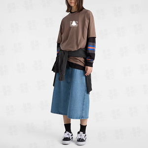 T-shirt unisexe en coton peigné de haute qualité, coupe oversize streetwear, épaules tombantes, personnalisable, pour l'été - Product Image 3