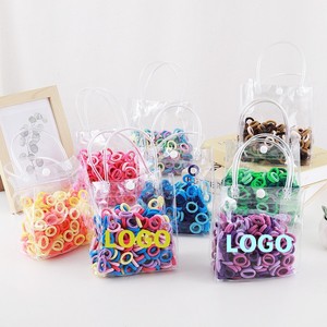 200 pièces/paquet, attaches pour cheveux en nylon, attaches pour queue de cheval, petits élastiques pour cheveux pour bébés filles - Product Image 1