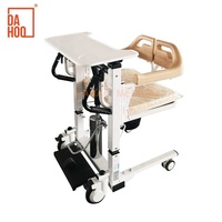Chaise de transfert de soins infirmiers de Machine de levage patient de levage hydraulique réglable en hauteur pliable Portable pour les personnes âgées handicapées