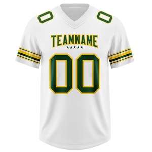 Customized 100% Cotton Knitted Football <b>Tshirts</b> for Men & Youth with Stitched Team Name Number Logo-Breathable - Product Image 5