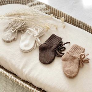 Kaos Kaki Bayi Baru Lahir Rajutan Wol Sederhana Lucu Modis Tali Serut Musim Gugur Sepatu Bayi Kasmir Kaos Kaki Bayi - Product Image 3