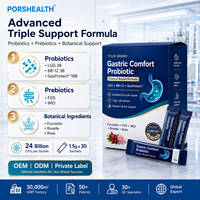 Poudre Probiotique Confort Gastrique Marque Blanche Pylopass L. Reuteri DSM 17648 GasProtect 24 milliards UFC Soutien Digestif H. Pylori pour l'Intestin