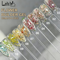 Lehchis HEMA TPO Free Flower Kit d'extension d'ongles en gel dur transparent effet gelée 11 couleurs, Vente en gros pour Salons