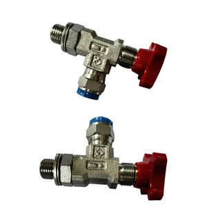 Válvula de Aguja con Interruptor de Presión Mecánico G1/4 W-01-2xG1/4OG, Válvula de Control de Cierre de Tipo Aguja Ajustable - Product Image 1