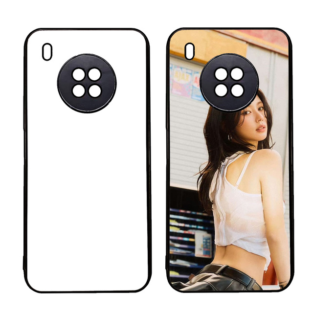 Sublimation Blanks TPU + PC Shockproof Phone Protection Case With Aluminum Sheet for Huawei Y9A