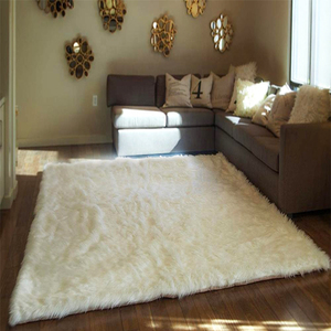 Tapis en fausse peau de mouton, <span class=keywords><strong>d</strong></span>'intérieur, de haute qualité, pour le salon - Product Image 5