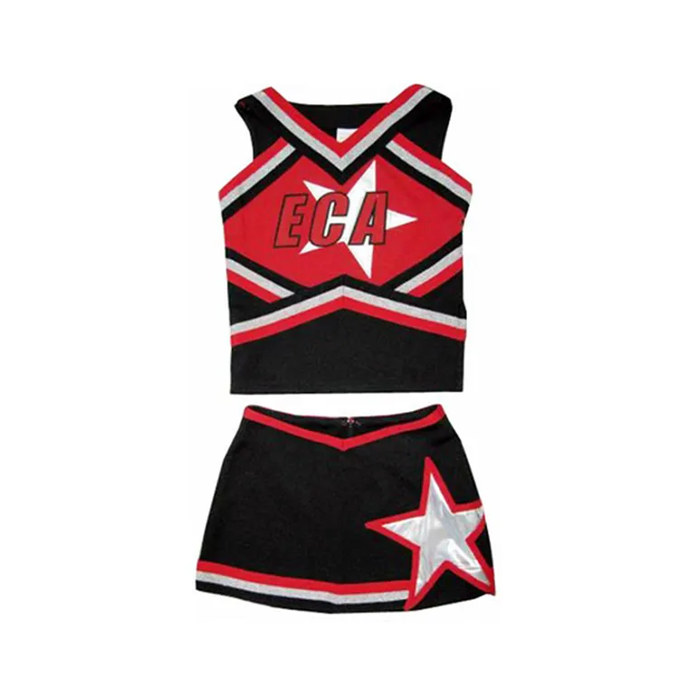 Custom Cheerleading Wear Pleated Skirt Sublimation Maiden Girl Cheerleading Dress Uniform