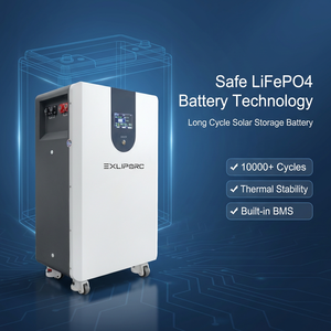 Système de batterie au lithium <span class=keywords><strong>SolarMax</strong></span> 10 kW pour toute la maison avec surveillance intelligente par application, montage mural, stockage d'énergie domestique LiFePO4 15 kWh - Product Image 1