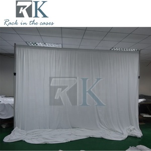 Aluminum Pipe and Drape Durable <b>Backdrop</b> <b>Stand</b> Curtain Rod with Metal Base for Wedding - Product Image 2