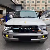 Pour Toyota Land Cruiser 100 LC100 1998 - 2007, phare à LED, projecteur, phare avant, 3 lentilles, clignotant, ensemble de phares