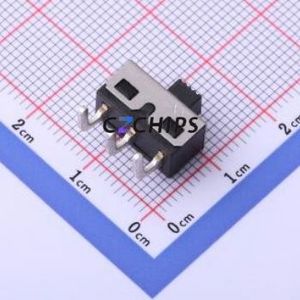 SS-12D06L3 Slide Switch Through hole Component (THT) Switch Single Pole Double Throw Rectangle Pin Header PC Pin 12.95mm - Product Image 1