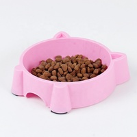 Nouvelles fournitures écologiques pour animaux de compagnie, bol à nourriture pliable pour chien en PP avec ventouse