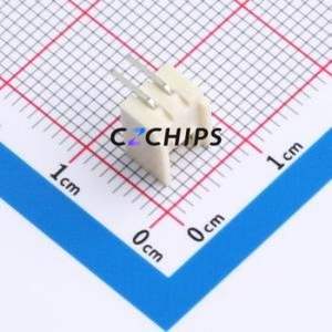 BX-HY2.0-2PWZ-GW Wire-to-Board Pin Header Bent Lead Through Hole,P=2mm Connector 1x2P 2mm Right Angle Insert HY - Product Image 2