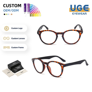 Óculos de Leitura Ovais Atacado: Armações Ópticas de Acetato Retrô Modernas com Lentes <span class=keywords><strong>Anti</strong></span> Luz Azul para Homens e Mulheres - Product Image 1