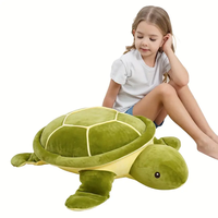 Tortues en peluche en gros, animaux en peluche, oreillers géants en peluche, jouets en peluche de plusieurs tailles, cadeaux d'anniversaire et de Noël