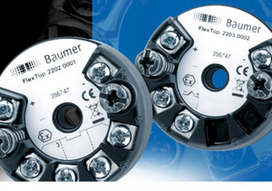 Transmetteur de température à montage sur tête Baumer FlexTop 2202, haute précision, convertisseur de signal programmable, RTD ODM IP64 24VDC - Product Image 4