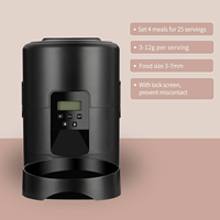 Distributeur automatique de nourriture pour animaux de compagnie, WiFi, portable, écologique, pour chats et chiens, capacité 2L, étanche, en plastique, avec écran LCD
