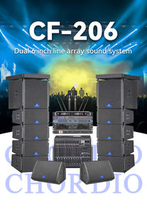 Sistema de Sonido Line Array CHORDIO CF-206, Doble Altavoz de <span class=keywords><strong>6</strong></span> Pulgadas, 400W RMS/1200W Pico, 60Hz-19KHz, para Servicios Religiosos/Conciertos/Conferencias - Product Image 5