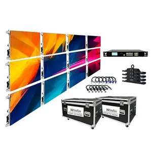 P6mm XXX HD LED taxi hiển thị hàng đầu giai đoạn nền LED Video tường liền mạch nối cho thuê Màn hình hiển thị LED nhà máy bán buôn