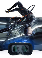 Pour téléphone Mobile VR 3D lunettes de réalité virtuelle G05 monté sur la tête PMMA lentille optique conception 3D VR lunettes